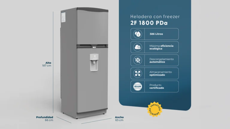 Heladera con freezer 2F 1800 PDa